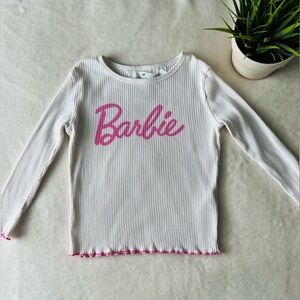 H&M girl Barbie shirt